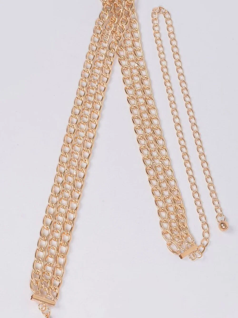 Three Layer Fashion Chain Belt